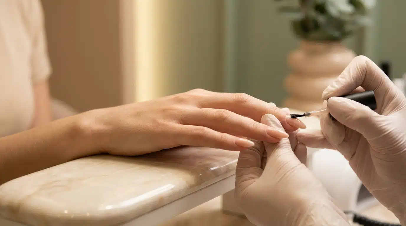 Manicure Santorini